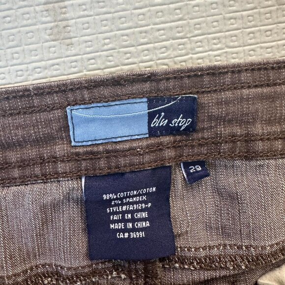 Y2K Vintage Western Rodeo Brown Embroidered Bootcut Jeans – Size 29 - Picture 5 of 7